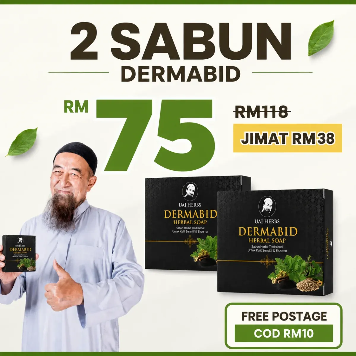 Sabun Dermabid - 2 Unit