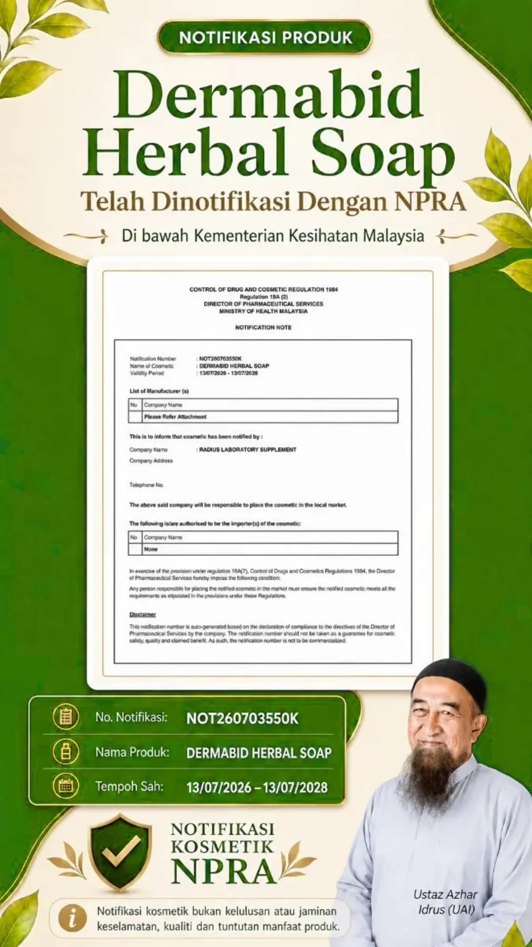 Notifikasi NPRA